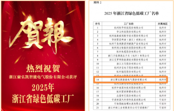 喜讯：：：50net永乐高集团获评浙江省绿色低碳工厂